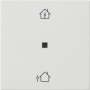 KNX RF Bedienaufsatz 1-f. Reinweiß 510603 
