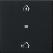 KNX RF Bedienaufsatz 1-f. Schwarz 5106005 