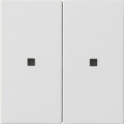 KNX RF Bedienaufsatz 2-f. Reinweiß 510727 
