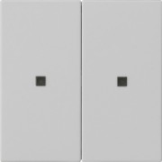 KNX RF Bedienaufsatz 2-f. Grau 5107015 
