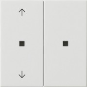 KNX RF Bedienaufsatz 2-f. Reinweiß 510803 