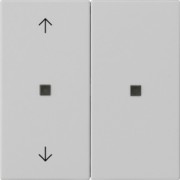 KNX RF Bedienaufsatz 2-f. Grau 5108015 