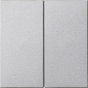 Bedienaufsatz 2fach alu 536226 