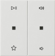 Wippe 2f Audiostrg Reinweiß 538403 