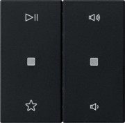 Wippe 2f Audiostrg Schwarz m 5384005 