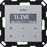 UP-Radio RDS o. Lautsprecher Alu 228426 