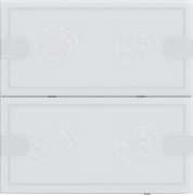 KNX Tastsensor 4 Komfort 2f TS4 ws 5002003 