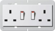 Doppelsteckdose 13A abschaltbar rws 278303 