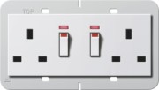 Doppelsteckdose 13A abschaltbar rws 278403 
