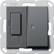 Fused outlet 13A Kontroll. abschaltbar anth 278728 