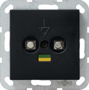Potentialausgleich-Dose 2f. Schwarz 0405005 