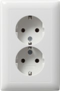 Schuko-Doppelst.ds. rws-gl kompakt 078203 