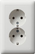 Schuko-Doppelst.dose rws System55 078204 
