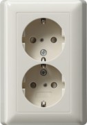 Schuko-Doppelst.ds. cws-gl 078301 