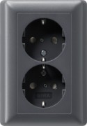 Schuko-Doppelst.dose anth 078328 