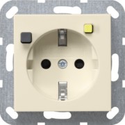 FI-Schutz-Steckdose cws/glänzend 267701 
