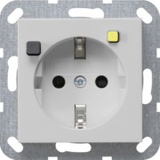 FI-Schutzsteckdose 30mA SH grau 2677015 