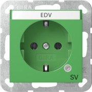 SCHUKO-Steckd. Kontroll GN + BSF SV 4452107 