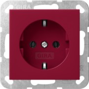 SCHUKO-Steckd. System 55 Rot 4455108 