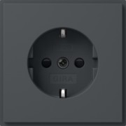 SCHUKO-Steckd. SH (IP20) Gira TX_44 Anthrazit 445367 