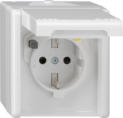 FI-Schutz-Steckdose rws 30mA mit Klappdeckel 267730 