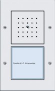 Türstation AP 1fach reinweiß 126666 