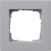 Abdeckrahmen 1fach alu 0211255 