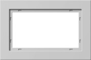 Abdeckrahmen 1,5-f. grau 100137 