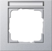 Abdeckrahmen 1-fach alu 109125 