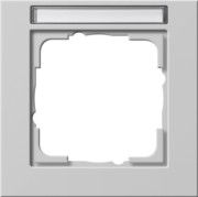 Abdeckrahmen 1-f. BSF grau 109137 