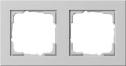 Abdeckrahmen 2-fach E2 Grau 021237 