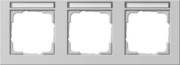 Abdeckrahmen 3-f. waager.BSF grau 109337 