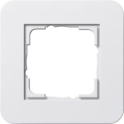 Abdeckrahmen 1fach Reinweiß/Reinweiß 0211410 