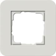 Abdeckrahmen 1fach Hellgrau/Anthrazit 0211421 