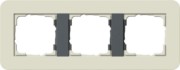 Abdeckrahmen 3fach Sand/Anthrazit 0213427 