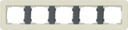 Abdeckrahmen 5fach Sand/Anthrazit 0215427 