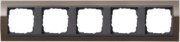 Abdeckrahmen 5fach klar braun 0215768 
