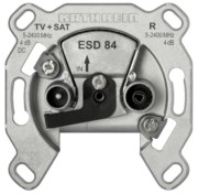 BK-Steckdose 2fach Stichdose ESD 84 