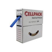 Schrumpfschlauch in Abrollbox 10m SB/6.4-3.2/blau/10m 