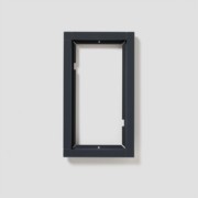 Kombirahmen alu/anthrazitgrau KR 611-2/1-0 AG 