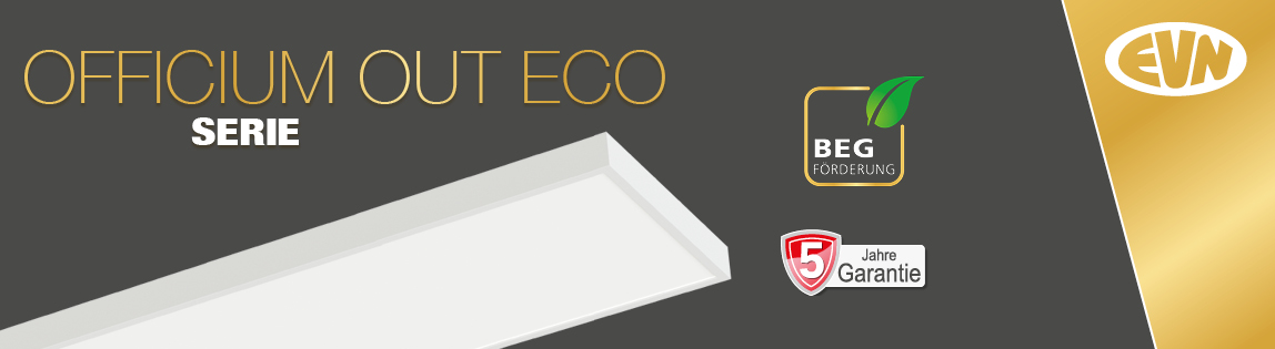 Bild mit einer Leuchte der Officium Out Eco Line von EVN