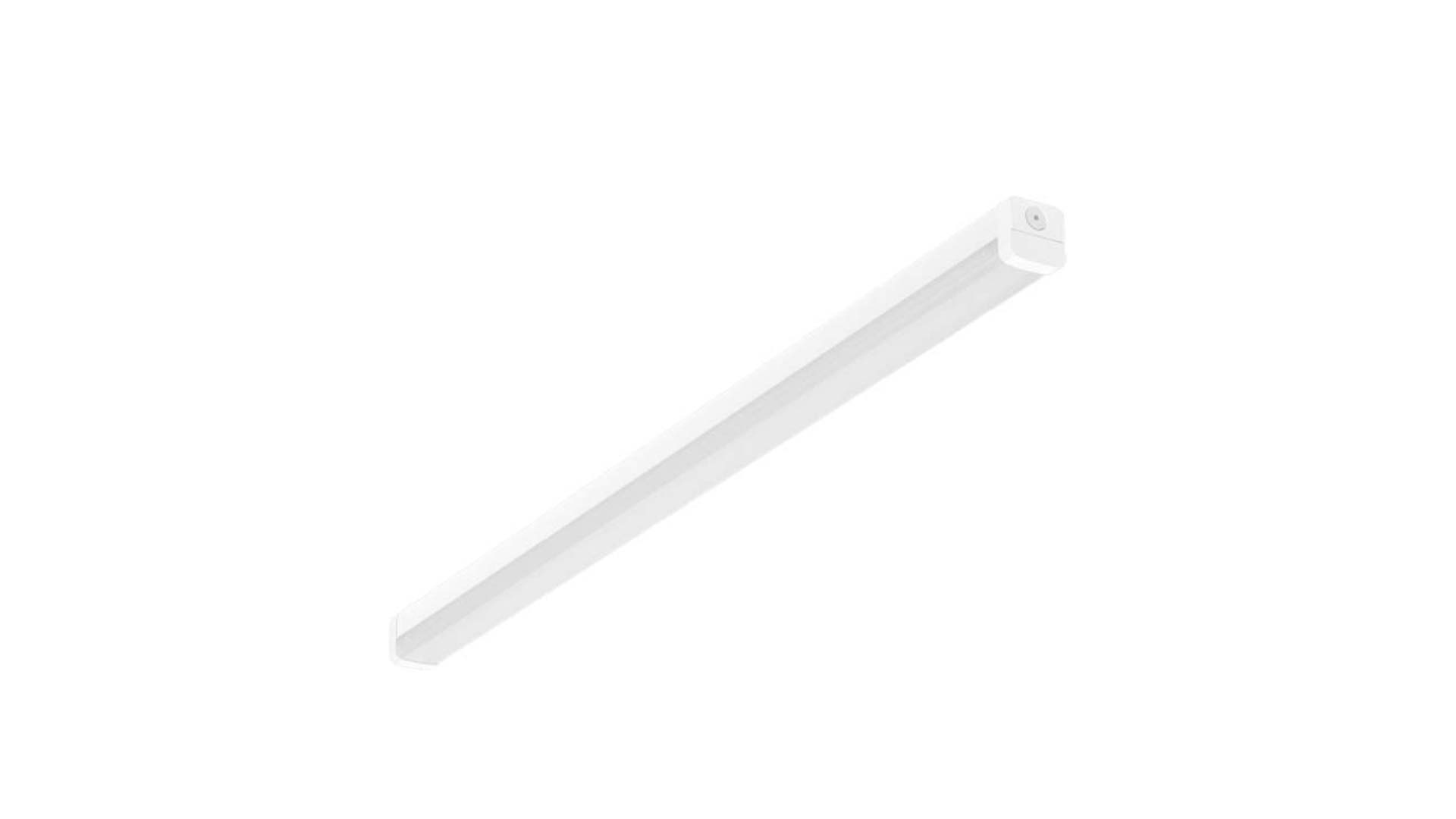 LED-Lichtleiste auf weißem Grund