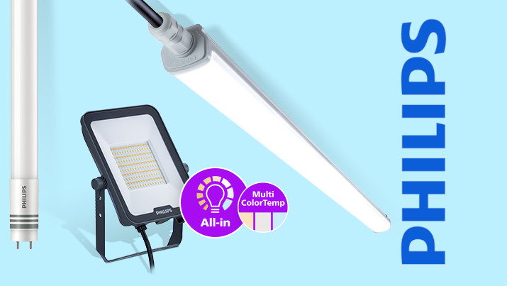 Die Abbildung zeigt Leuchten des Herstellers Philips